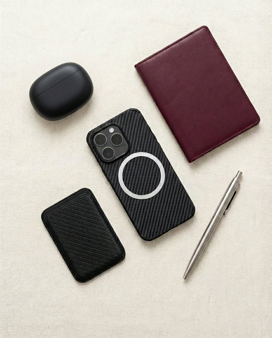 MagSafe pung-cover | CarbonShield Folio
