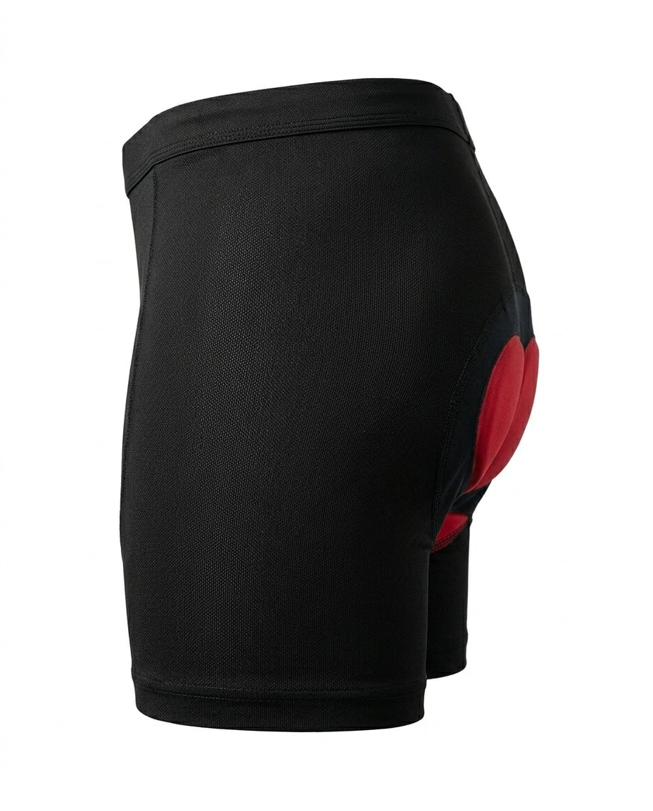 Motorcykelshorts med polstring – 5D gelkomfort