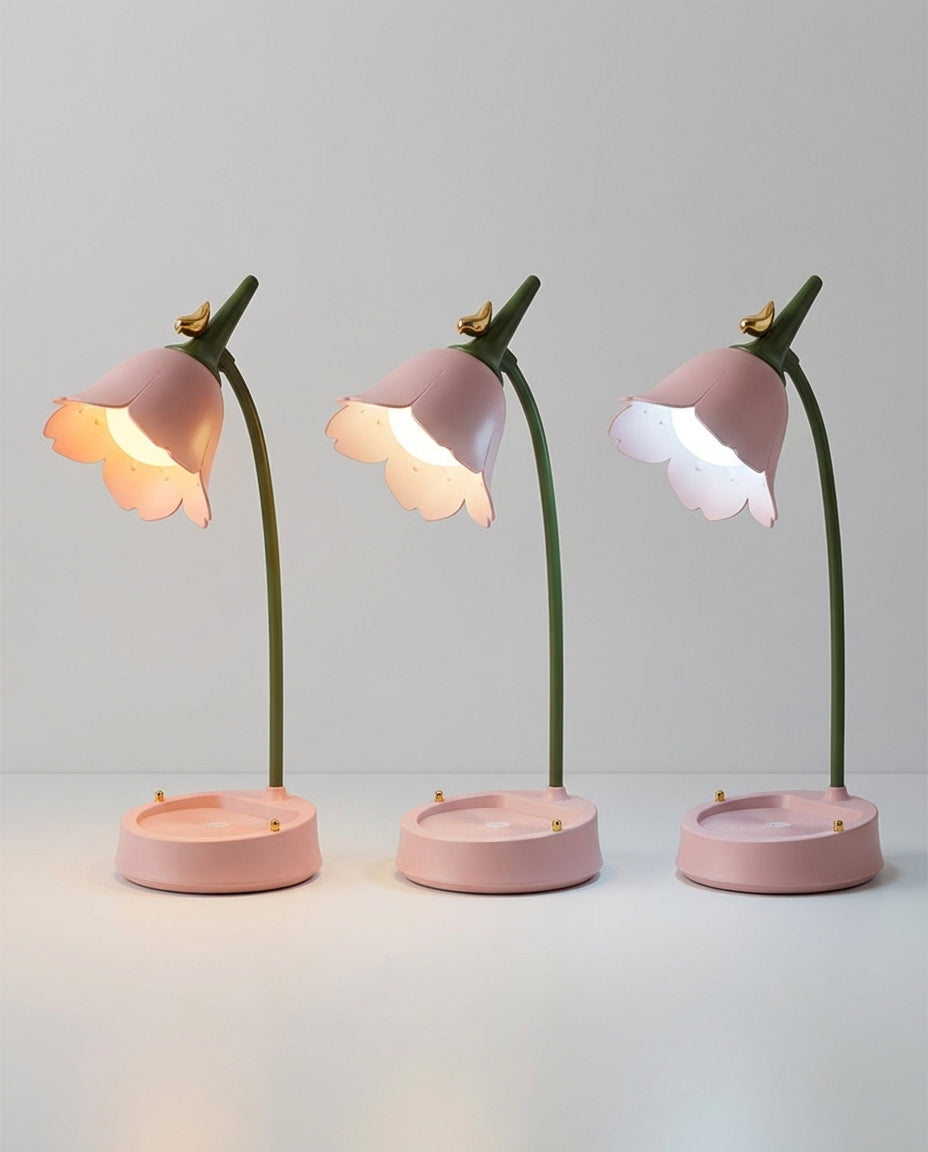 Blomsterbordslampe | BloomGlow – Touch & Dæmpbar LED