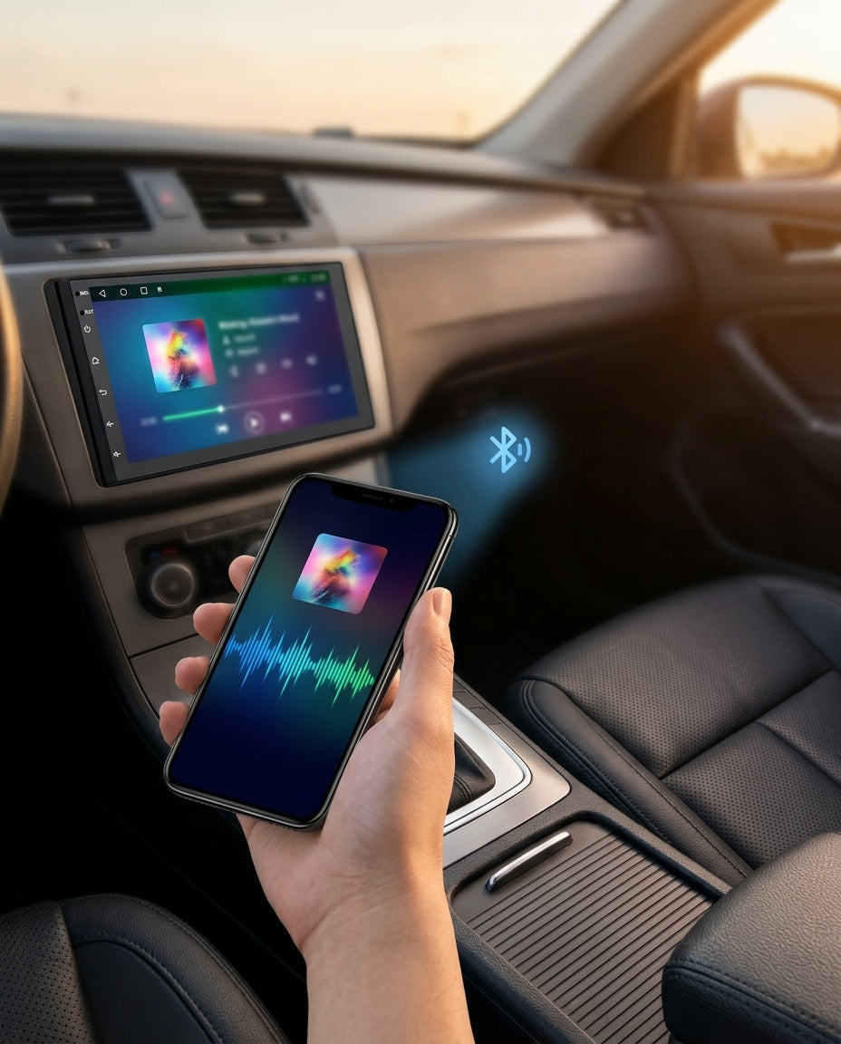 Android Dobbelt-DIN Bilstereo | 10" Touchskærm & GPS
