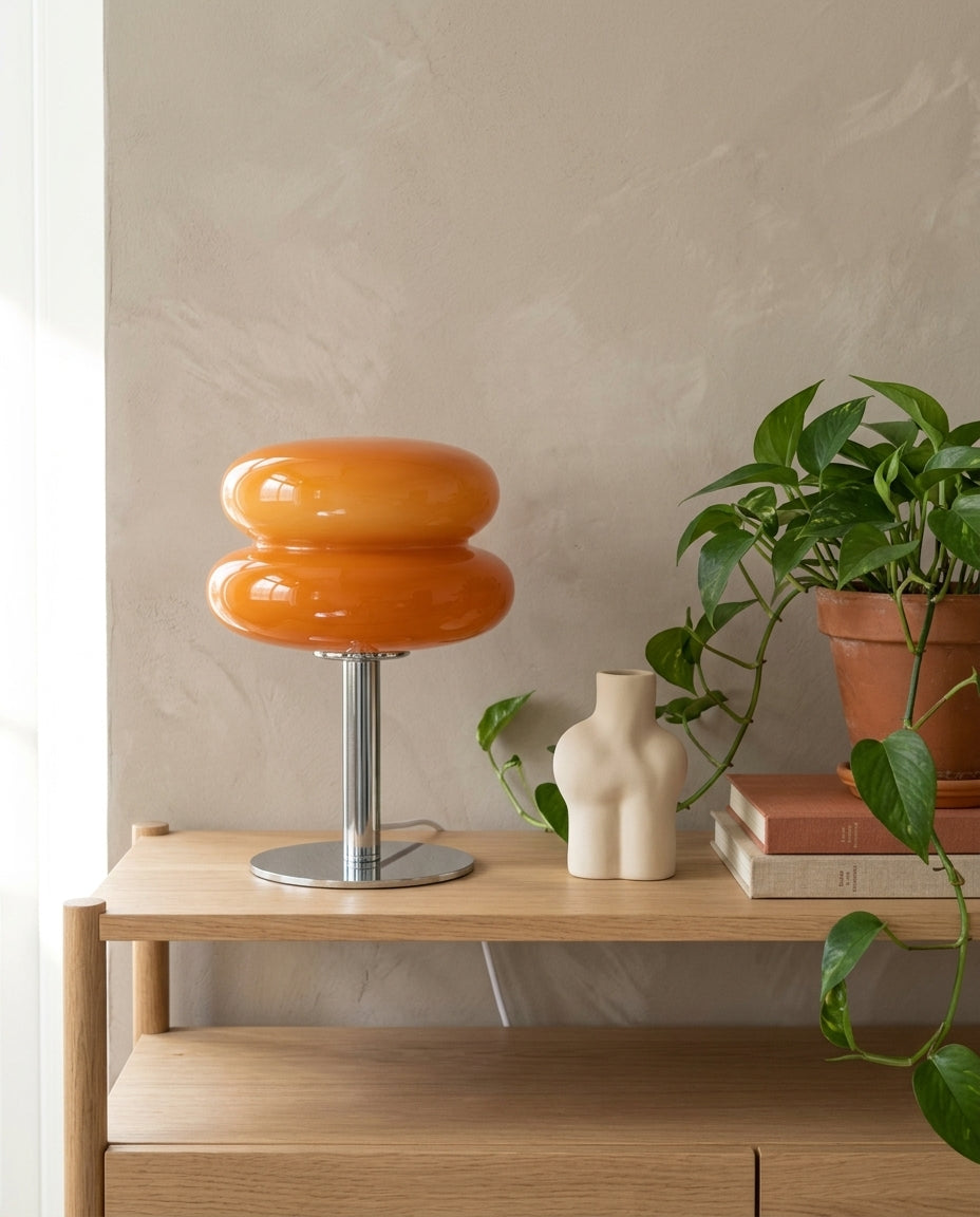 LED Bauhaus-bordlampe | Retro Orb Glødende Skrivebordslampe