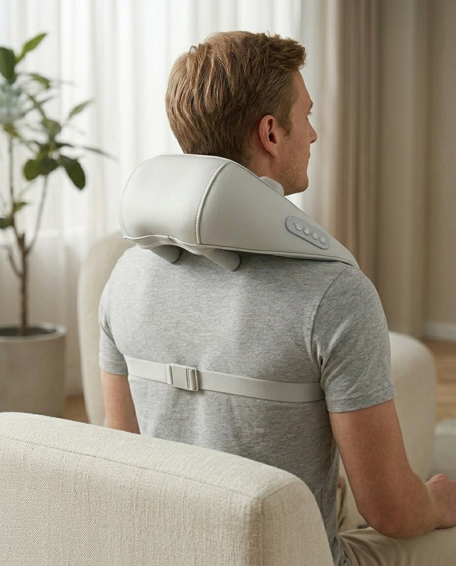 TrueKnead trådløs nakke- og skuldermassage