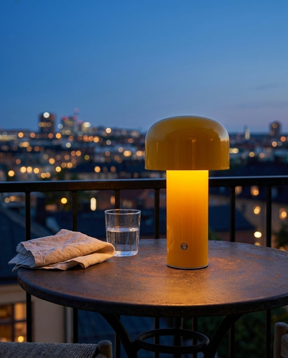 Svampelampe | Genopladelig LED-touch-lampe til skrivebord
