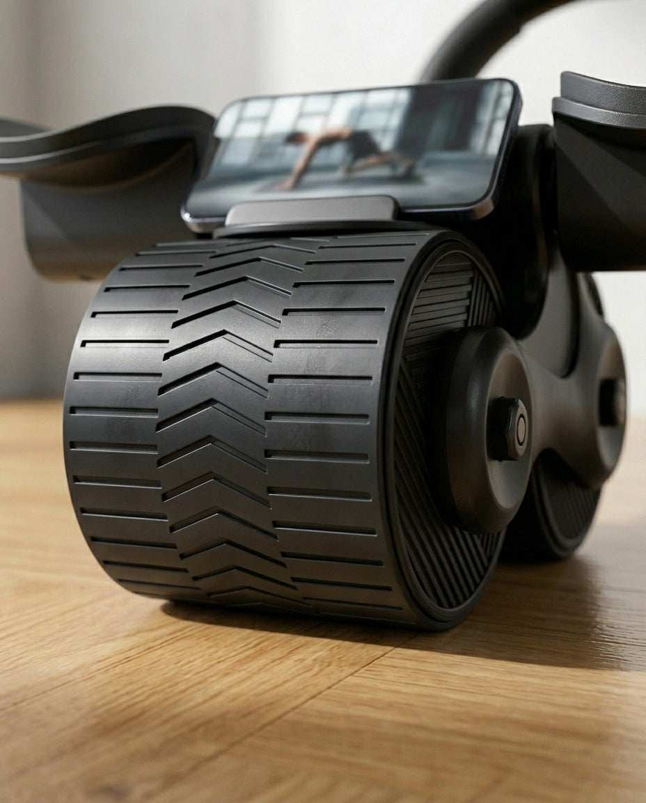 Mavemuskeltræner med telefonholder | CorePro 360