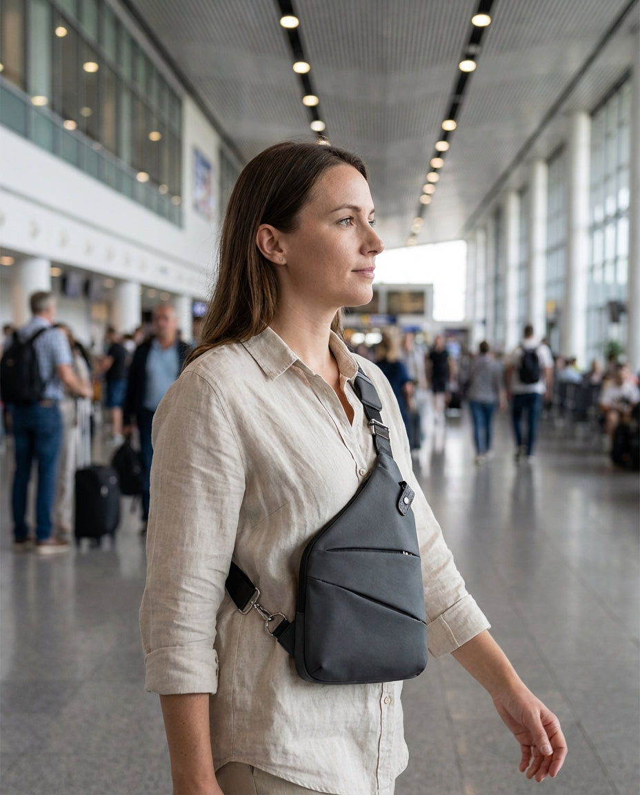Enkeltrem Tyverisikret Skuldertaske | SlimShield