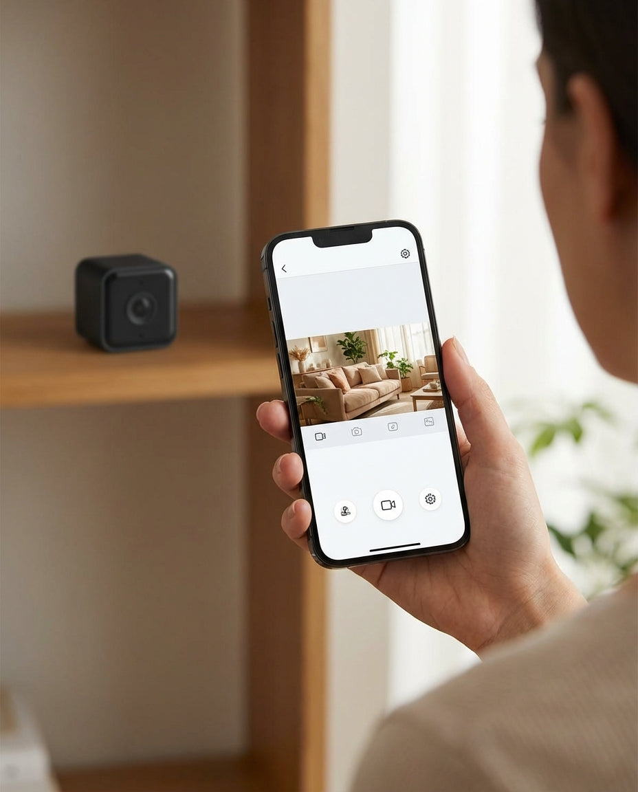 Mini WiFi-sikkerhedskamera 1080P – Trådløst & Vejrbestandigt