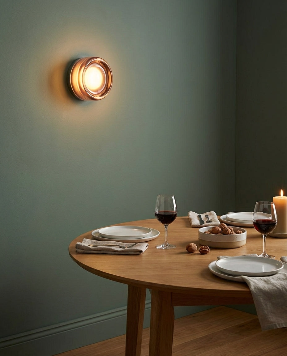Dimple væglampe – Moderne indfældet væg- og loftslampe