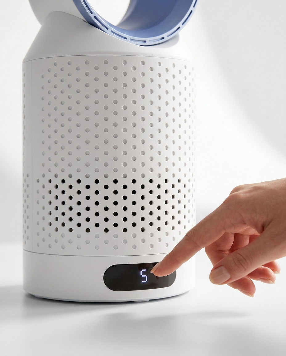 3-i-1 Luftkøler & Luftrenser med Oscillation | ClearFlow
