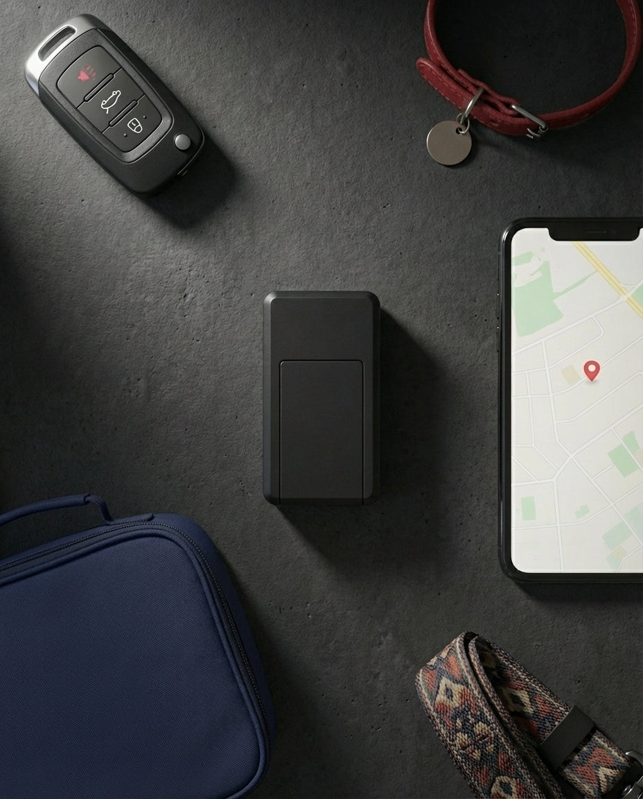 Mini Magnetisk GPS-tracker | Verdensomspændende dækning & Realtid