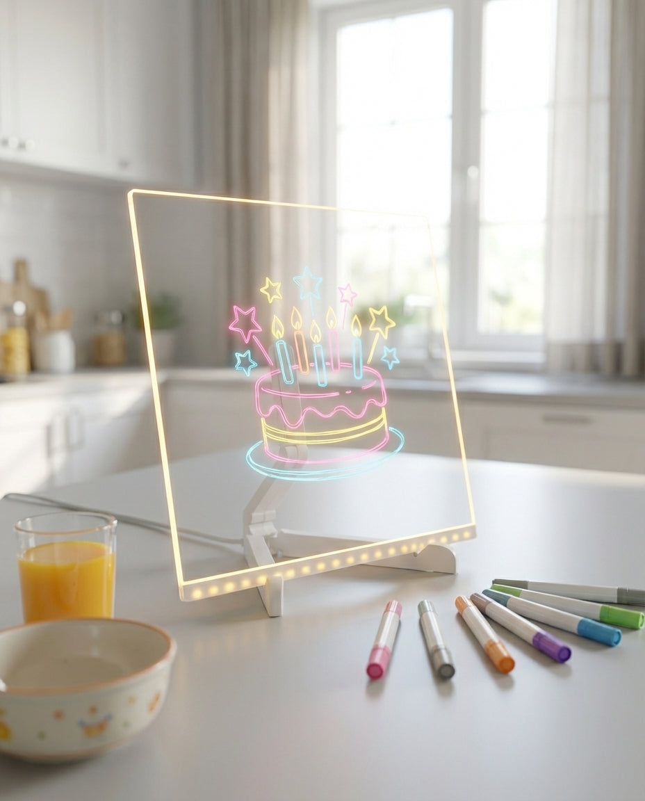 LED-tegnebræt til børn | GlowSketch lysplade