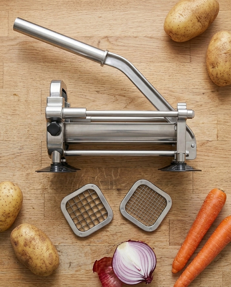 Pommes frites-skærer – Rustfrit stål | Udskiftelige blade