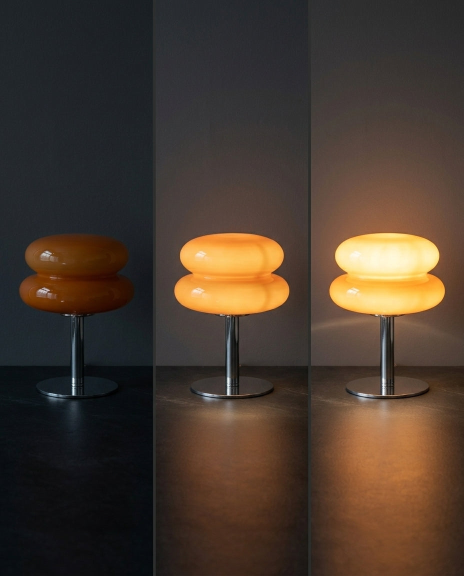 LED Bauhaus-bordlampe | Retro Orb Glødende Skrivebordslampe