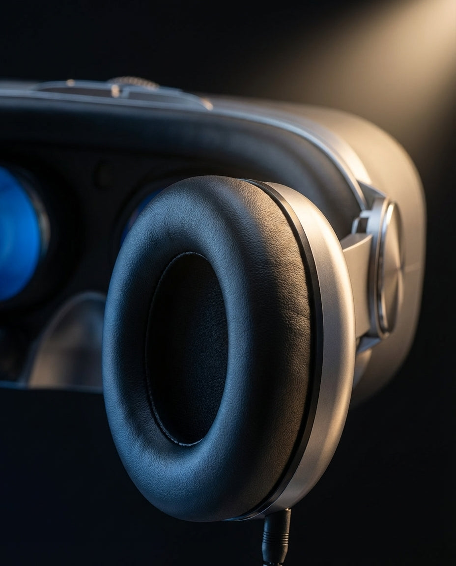 VR-headset med indbyggede høretelefoner | ImmersaView Pro