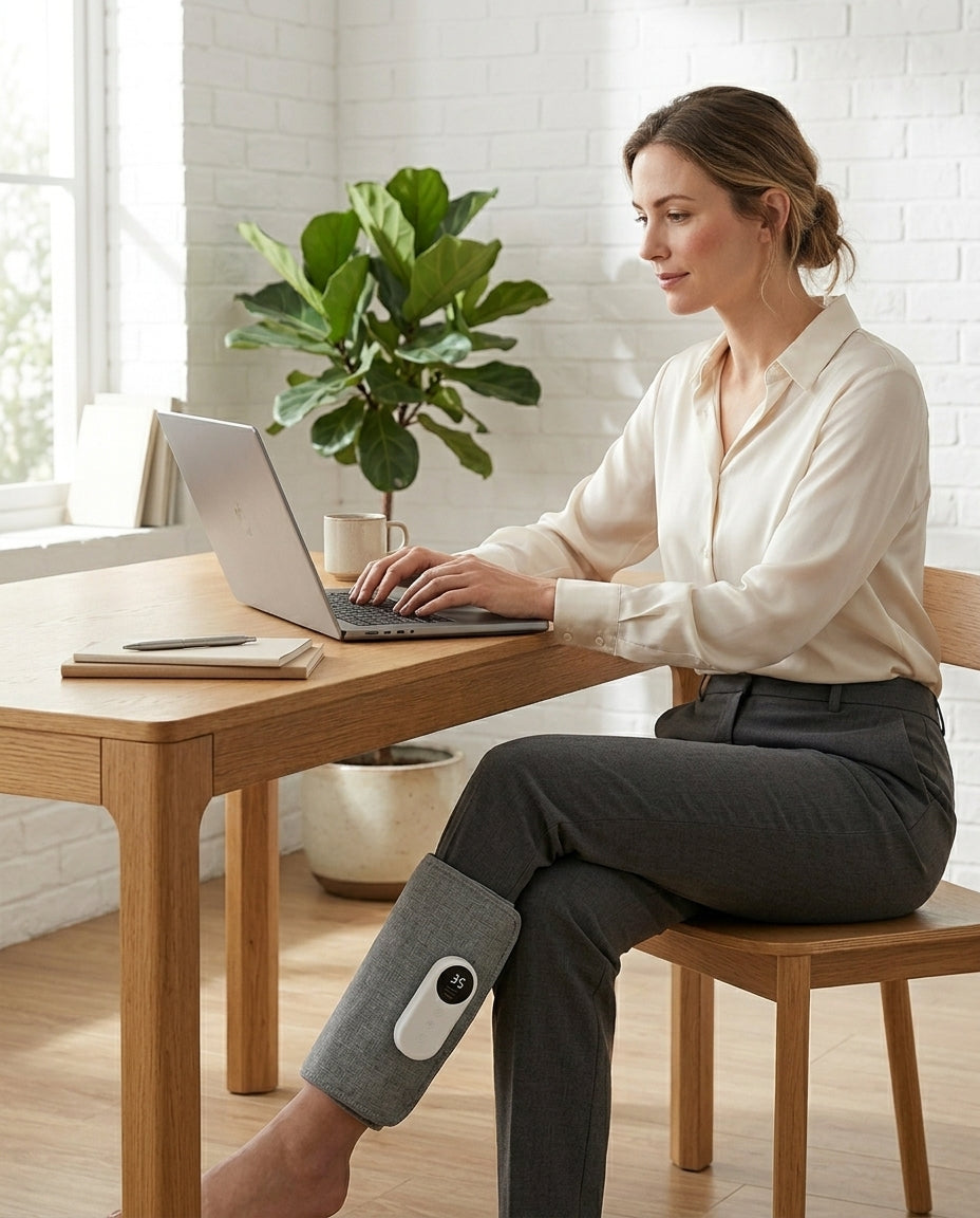 Benmassageapparat luftkompression | 3 programmer, 1800mAh