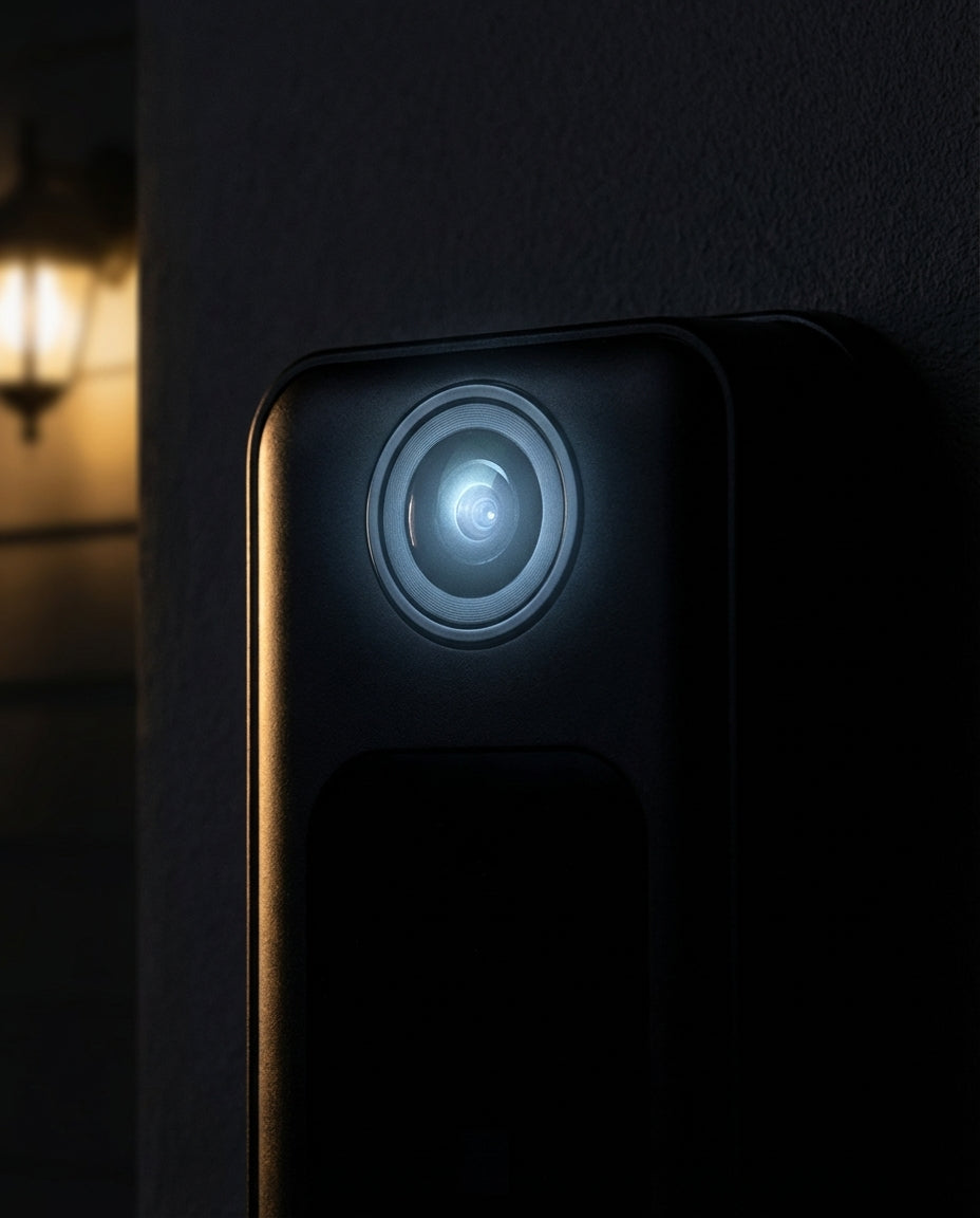 Trådløs videodørklokke 8MP – vidvinkel HD-sikkerhedskamera