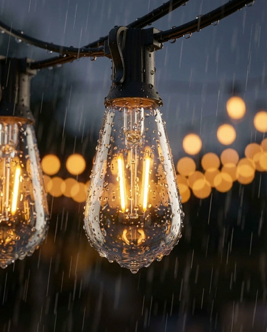 LED-lyskæde udendørs – Vejrbestandig have & terrasse