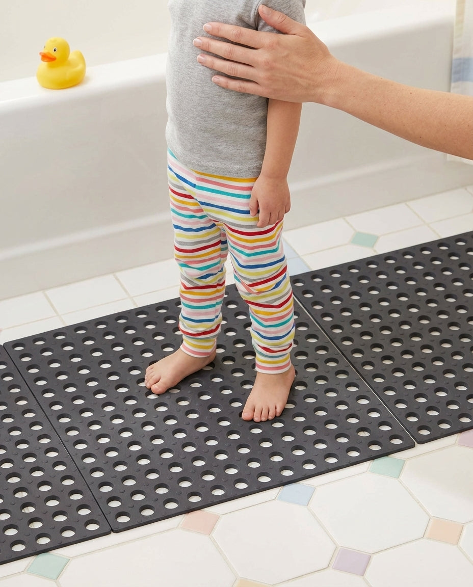 Skridsikker brusemåtte – SureStep | Gummimåtte til brus