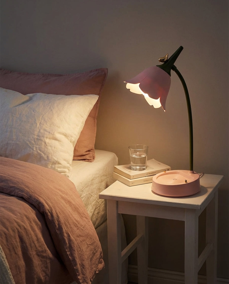Blomsterbordslampe | BloomGlow – Touch & Dæmpbar LED