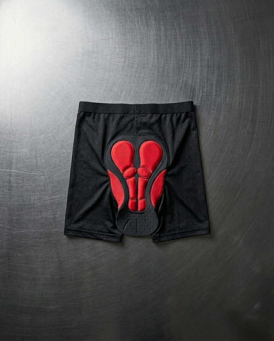 Motorcykelshorts med polstring – 5D gelkomfort
