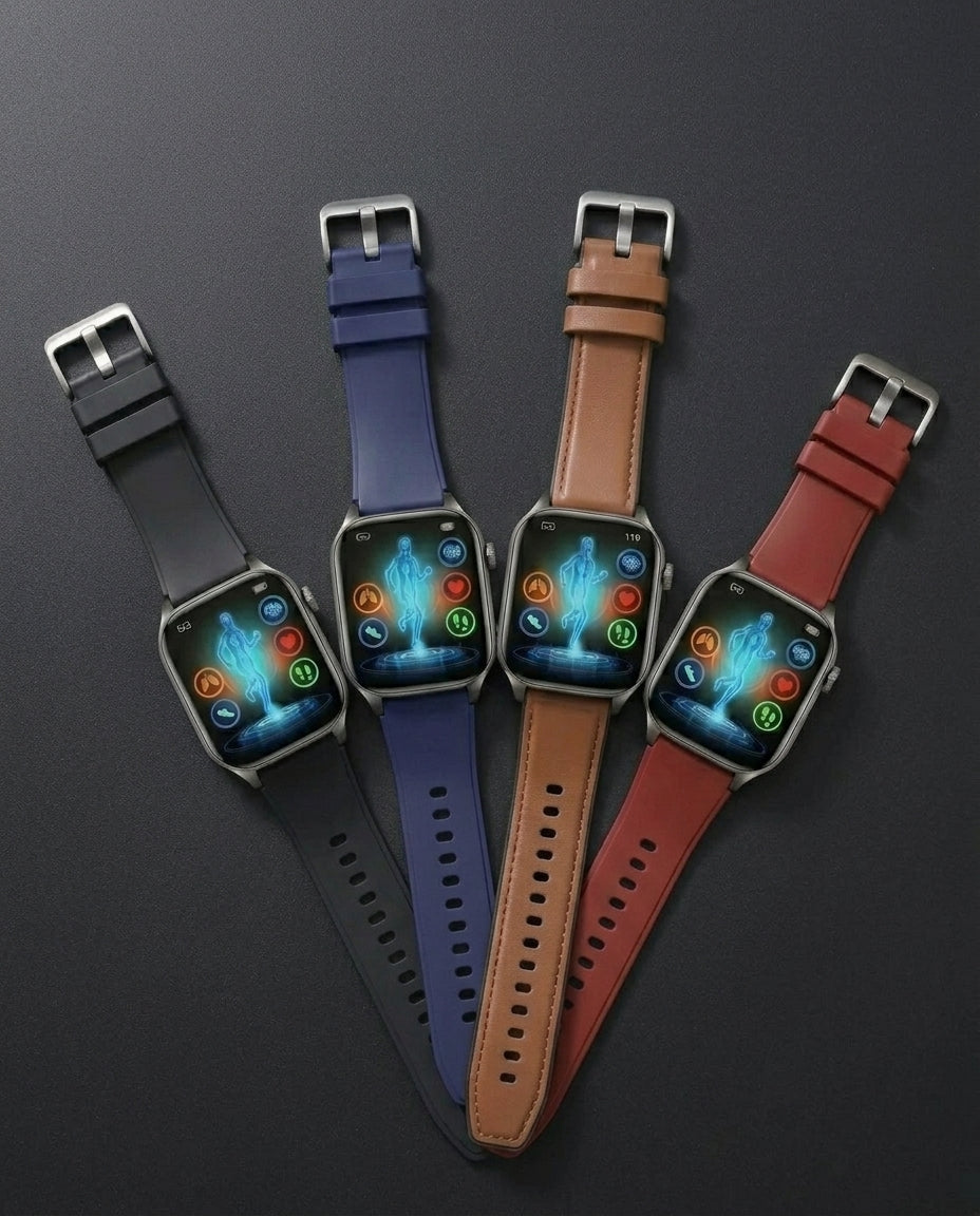 Sundhedssmartwatch – EKG, Blodtryk & Puls | VitalSync Pro