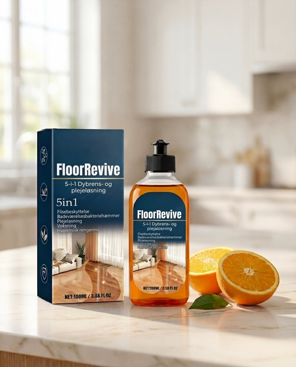 FloorRevive 5-i-1 Dybderens og plejeløsning