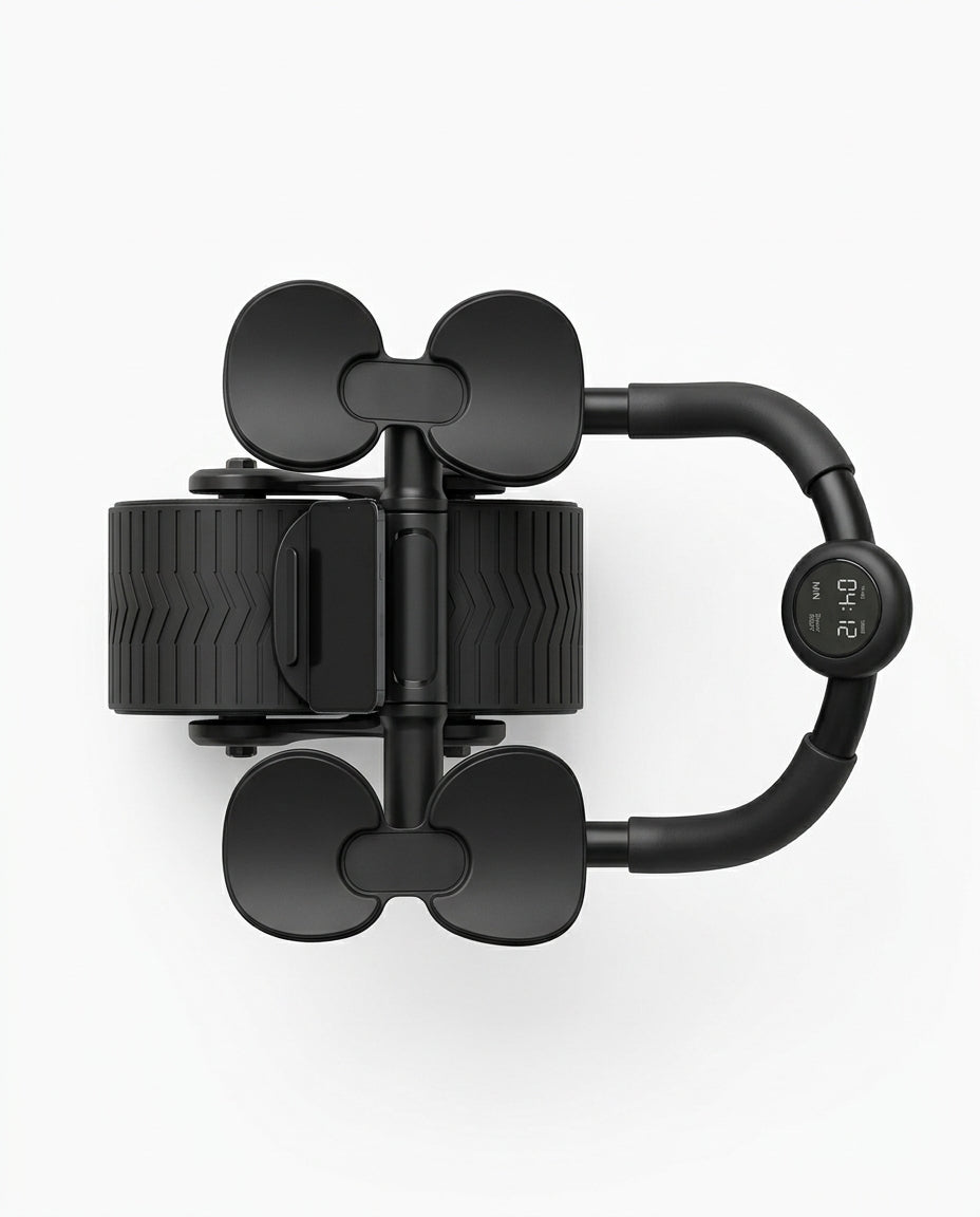 Mavemuskeltræner med telefonholder | CorePro 360