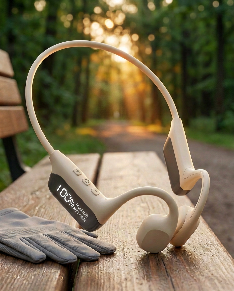 Vandtætte svømmehovedtelefoner | 32GB MP3 Bluetooth IPX8