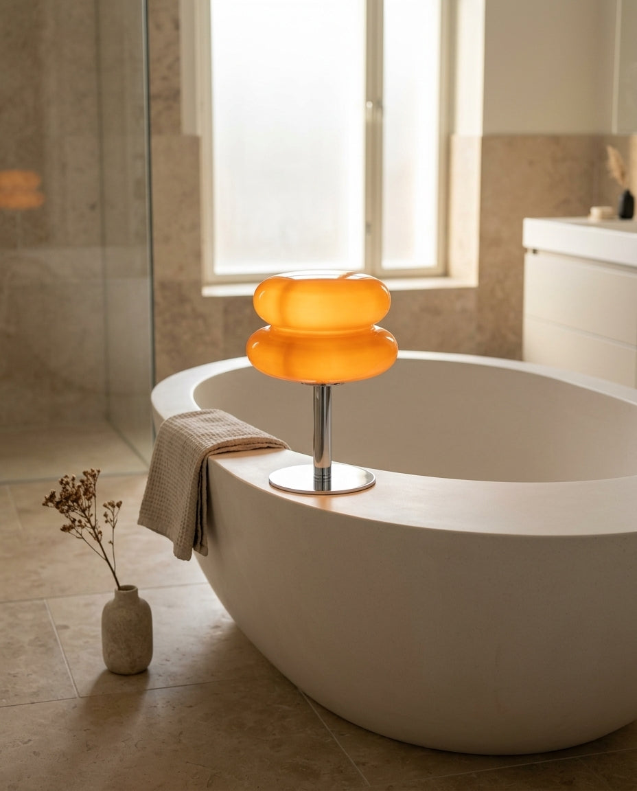 LED Bauhaus-bordlampe | Retro Orb Glødende Skrivebordslampe