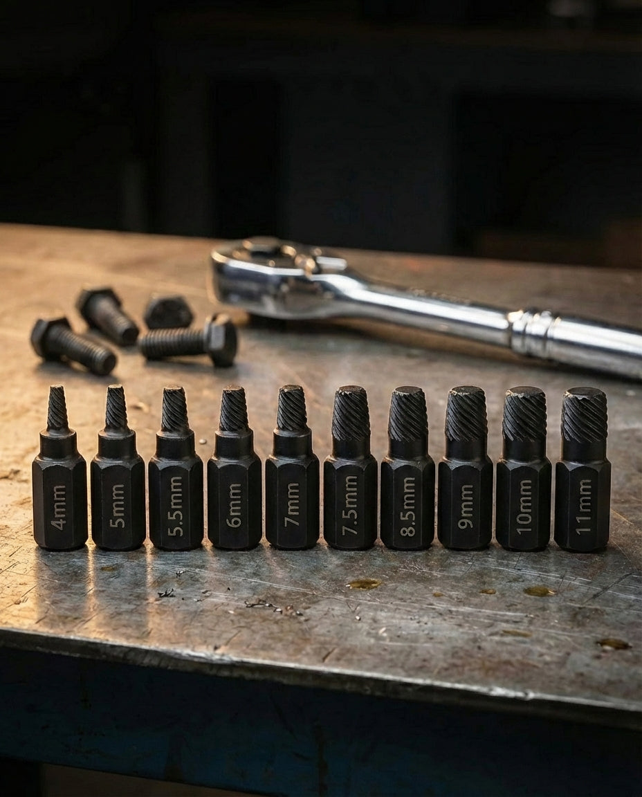 GripForce Pro 10-delt boltudtrækkersæt