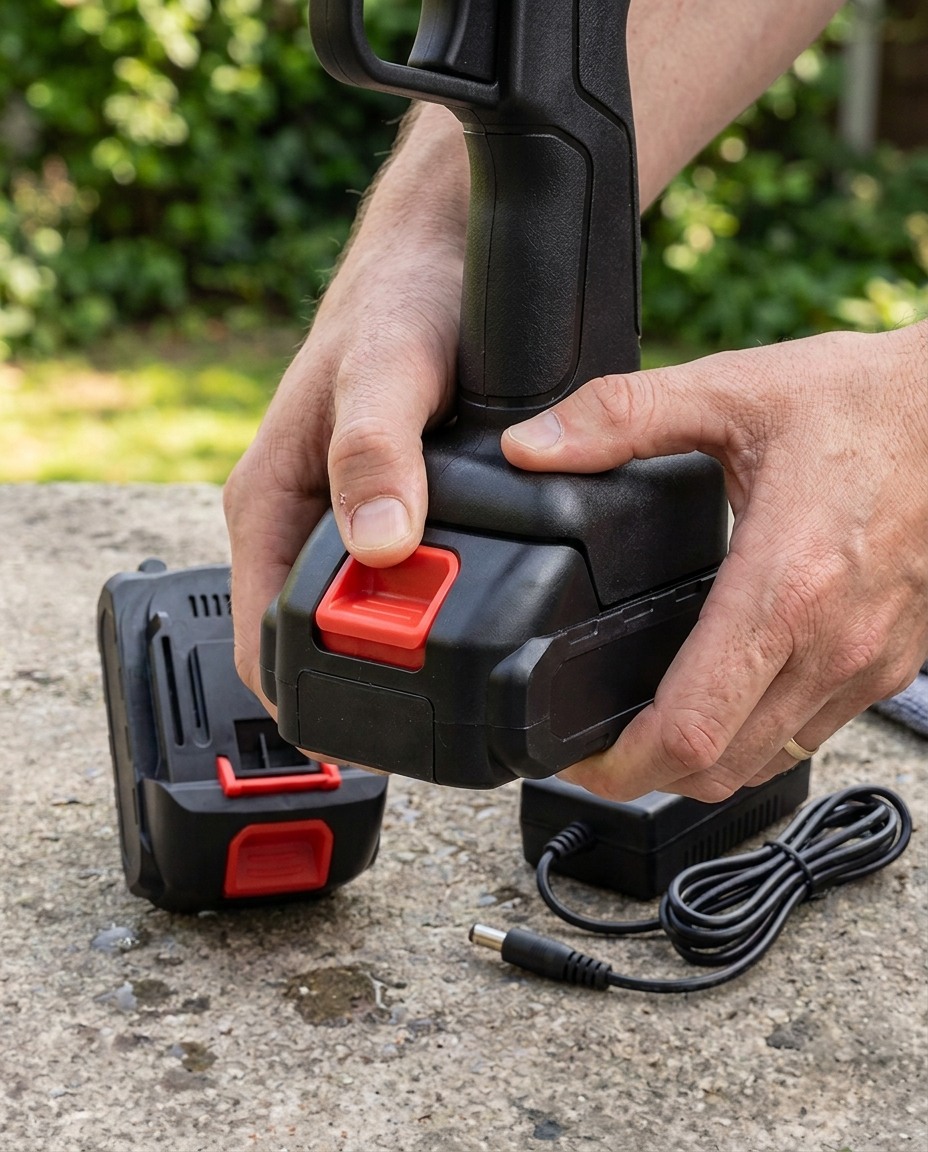 Trådløs Højtryksrenser Batteri & Oplader | 12000mAh