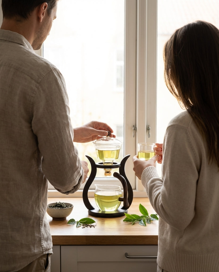 Glaste-kande sæt | Magnetisk infuser og drypkontrol