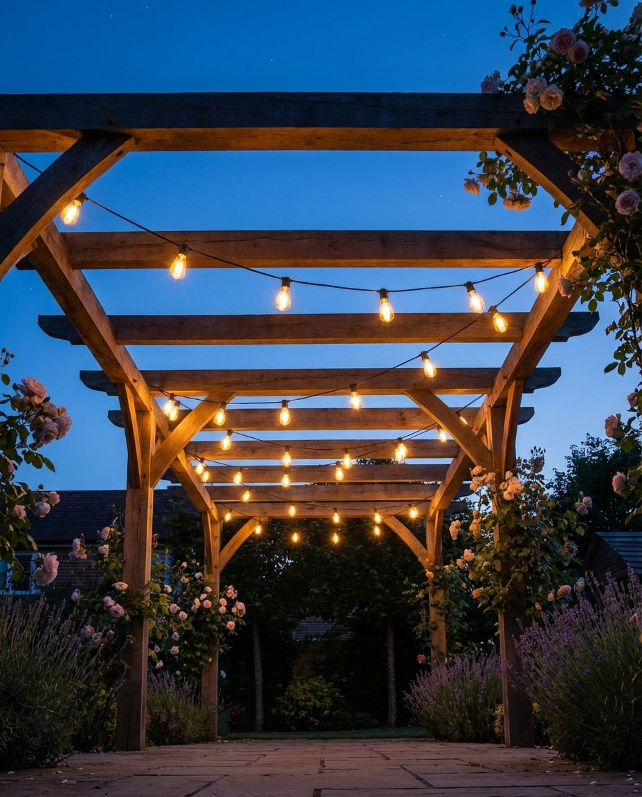 LED-lyskæde udendørs – Vejrbestandig have & terrasse