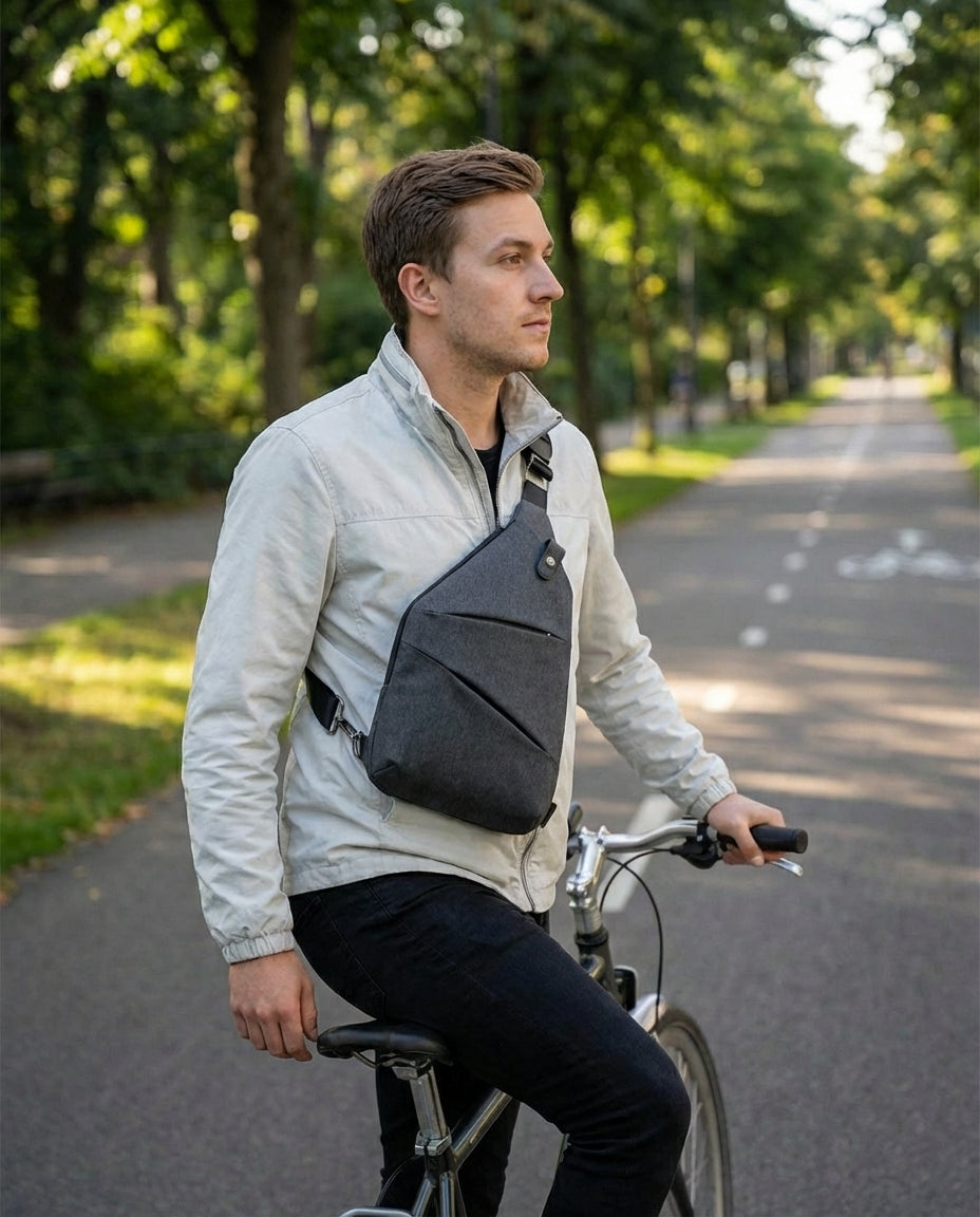Enkeltrem Tyverisikret Skuldertaske | SlimShield