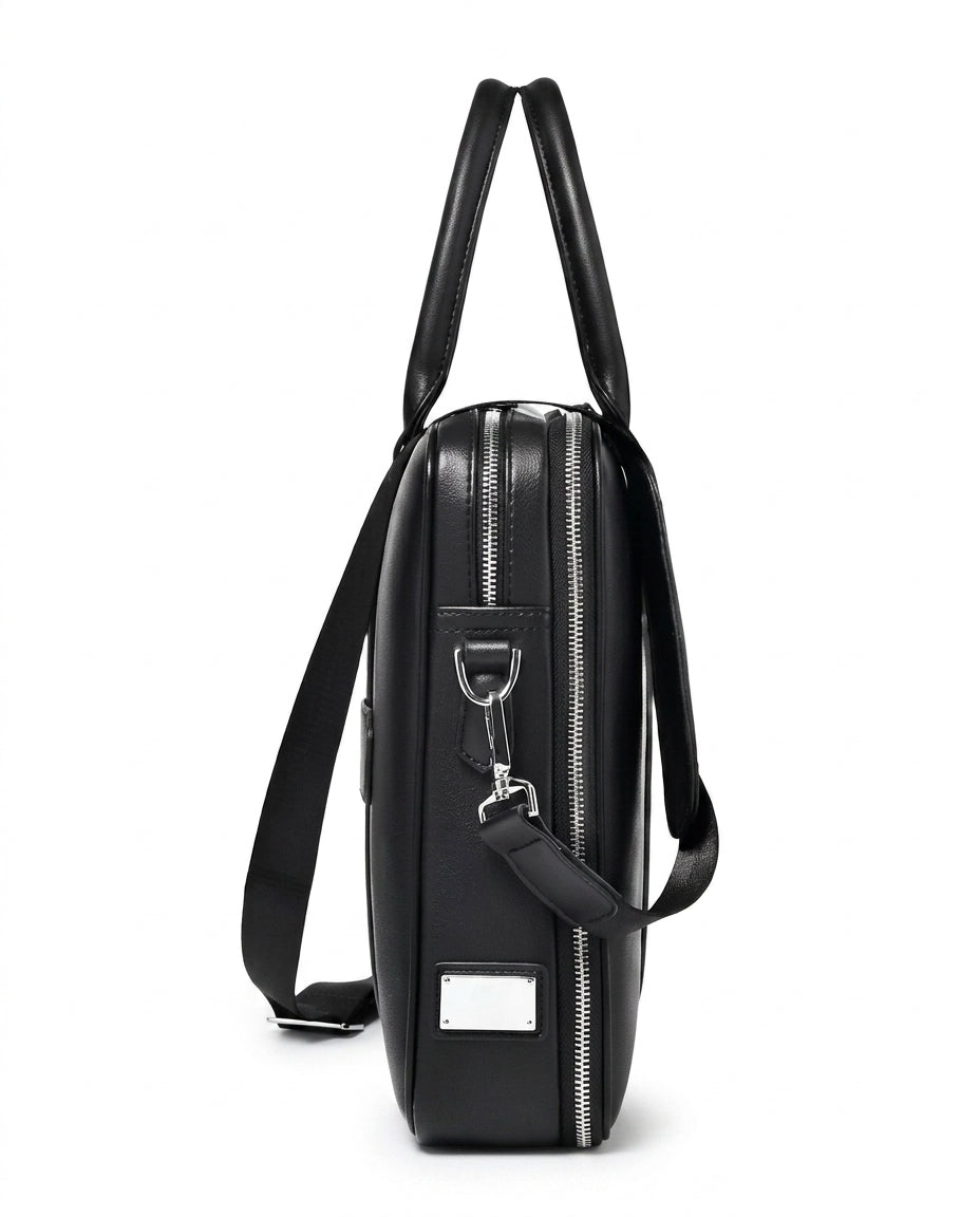 Læder laptop taske crossbody | Meridian Tote