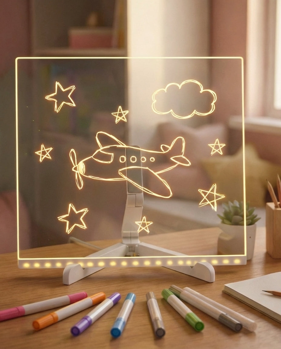 LED-tegnebræt til børn | GlowSketch lysplade