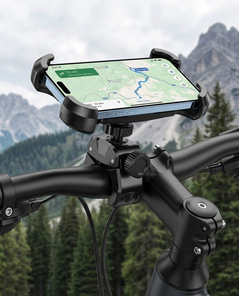 Cykeltelefonholder – 360° | Passer alle cykler