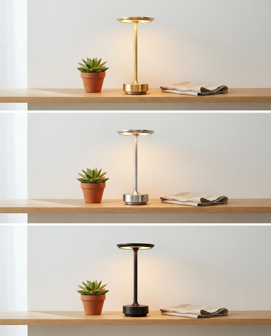 Trådløs Genopladelig Bordlampe | Aura Glow