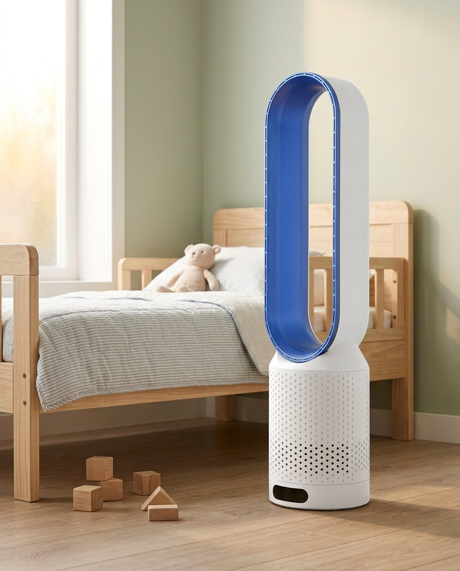 3-i-1 Luftkøler & Luftrenser med Oscillation | ClearFlow