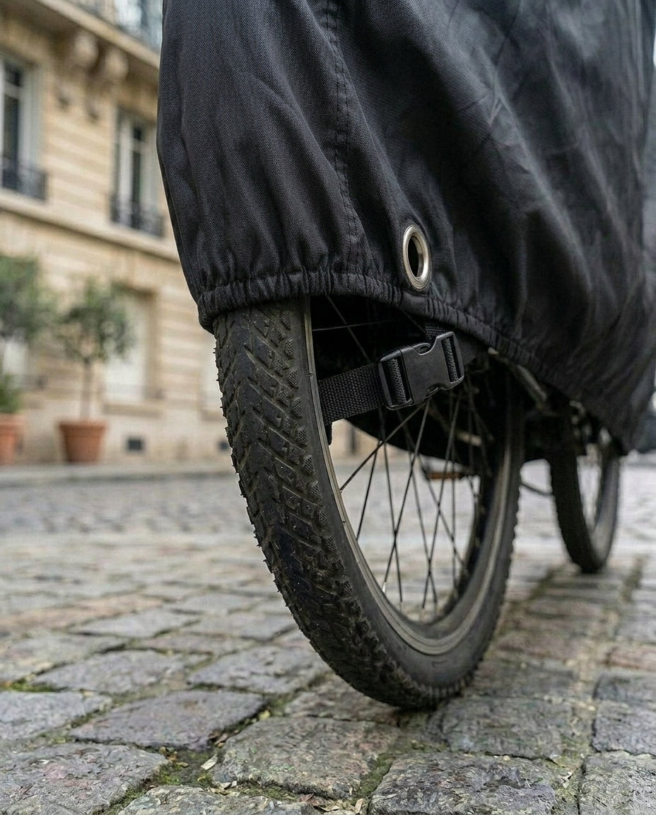 Vandtæt cykelovertræk – 3-lags helårsbeskyttelse
