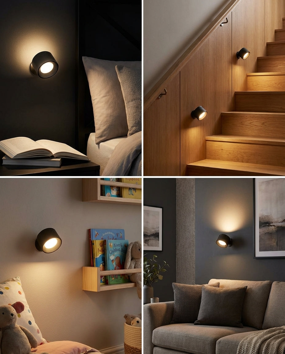 LumiOrb 360 — Trådløs væglampe