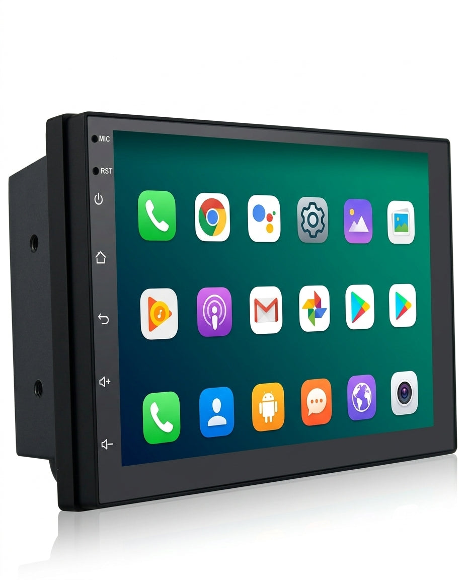 Android Dobbelt-DIN Bilstereo | 10" Touchskærm & GPS