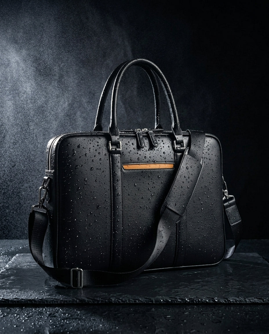 Læder laptop taske crossbody | Meridian Tote