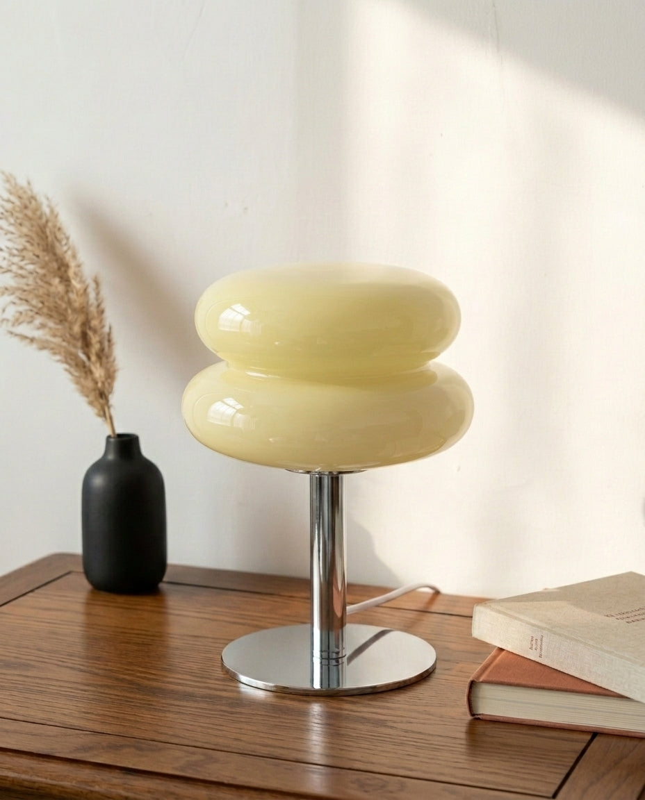 LED Bauhaus-bordlampe | Retro Orb Glødende Skrivebordslampe