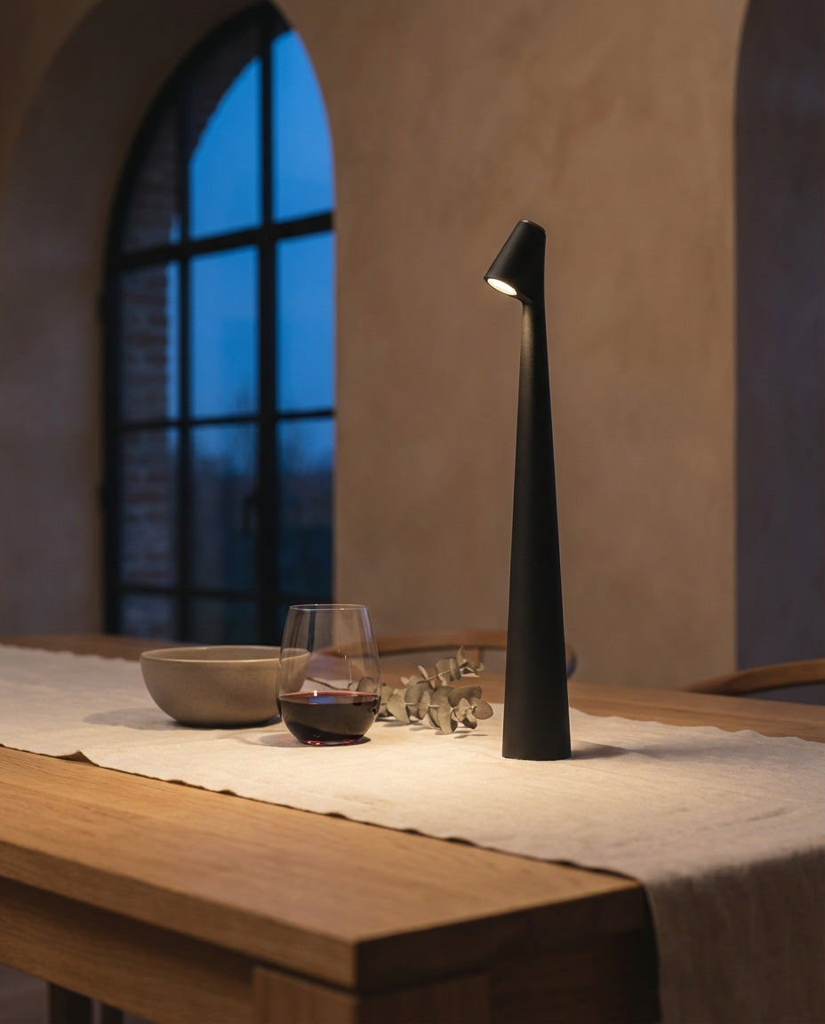 Trådløs LED-bordlampe | Nordisk design | Touch-dimmer