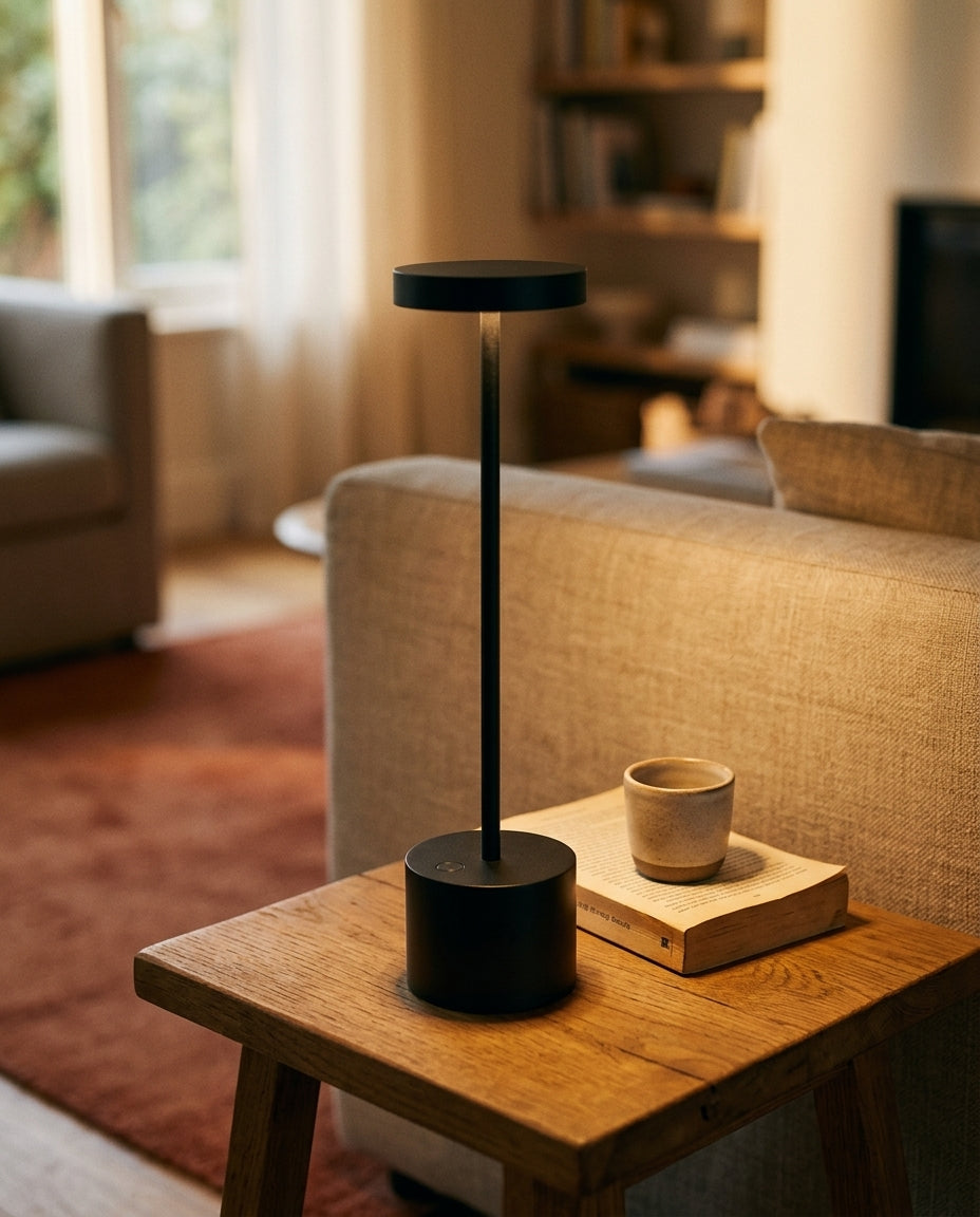 Genopladelig LED-bordlampe | Touch-dæmpning – Lumara