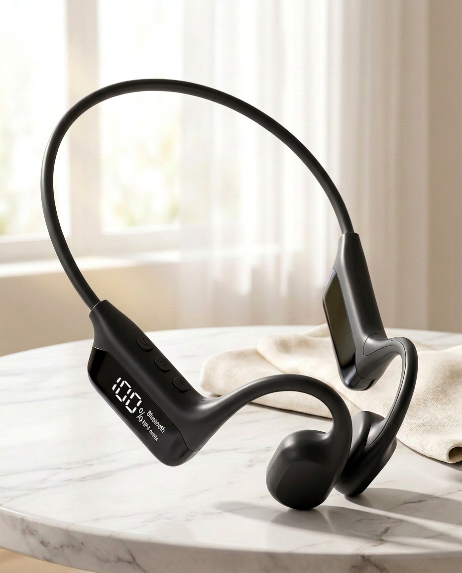 Vandtætte svømmehovedtelefoner | 32GB MP3 Bluetooth IPX8