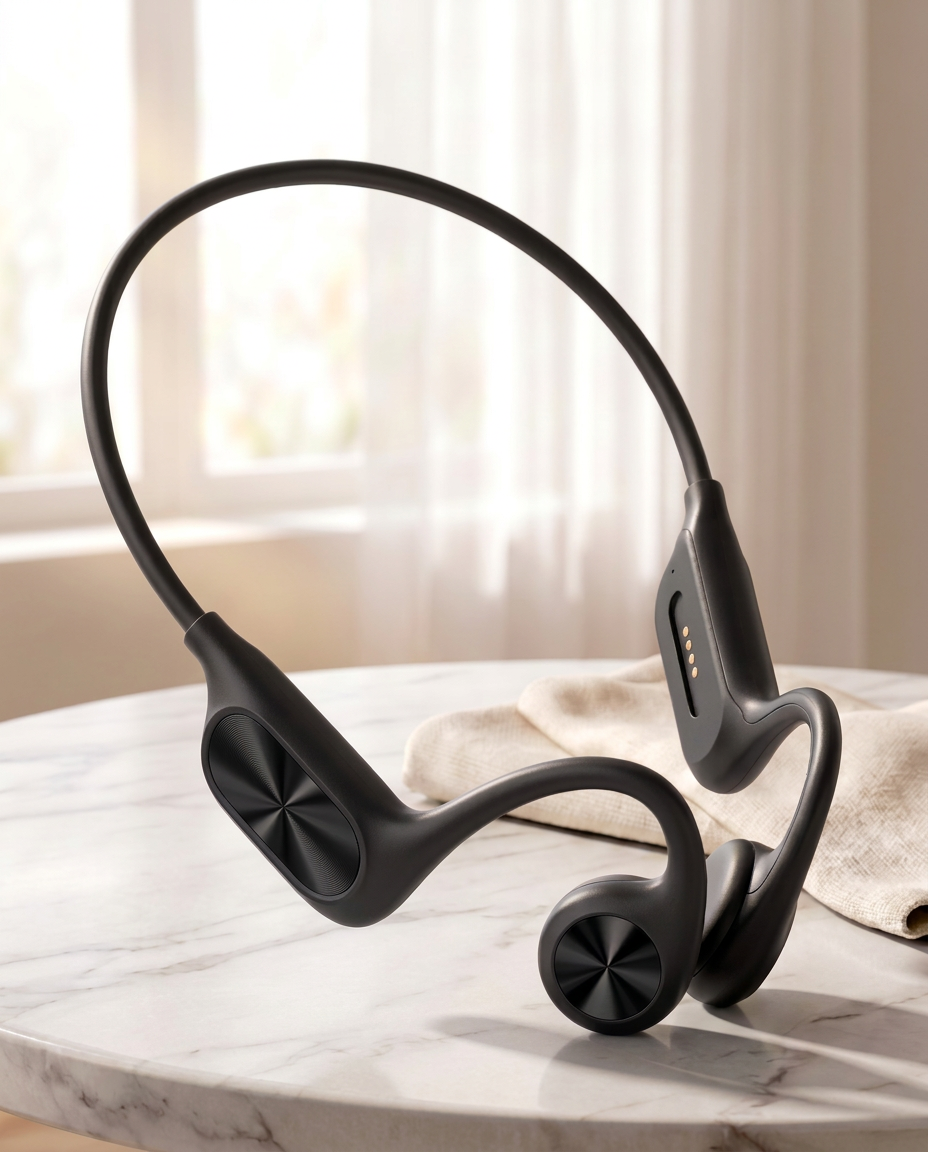 Vandtætte svømmehovedtelefoner | 32GB MP3 Bluetooth IPX8