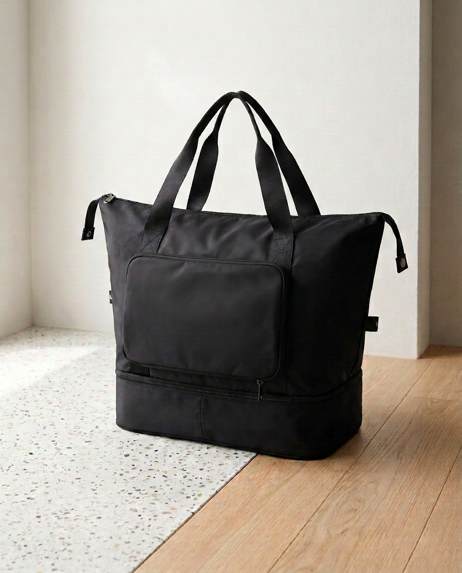 Foldbar rejsetaske – Stor udvidelig weekendtaske