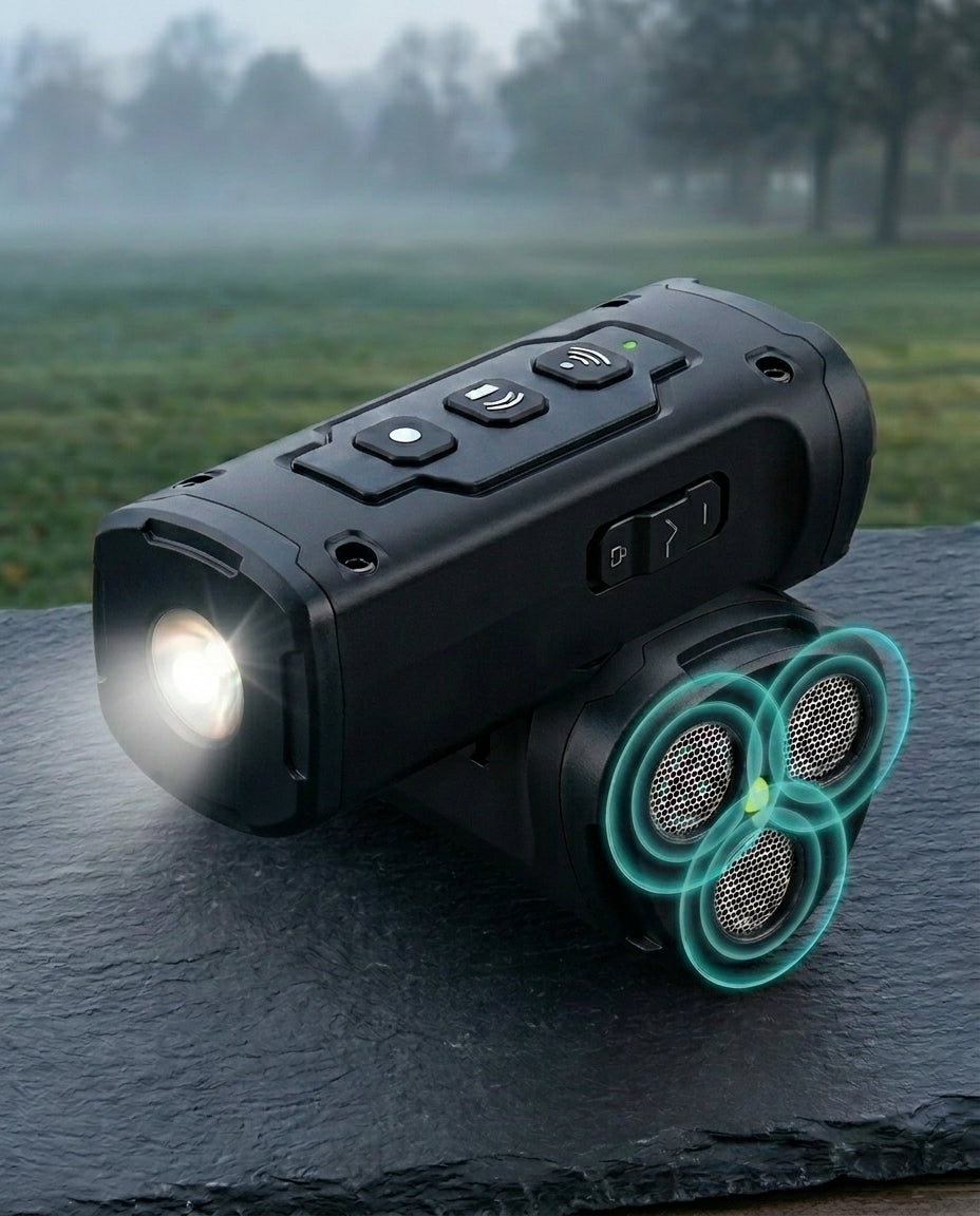 Ultralyds-gøforhindrer – genopladelig med LED-lommelygte