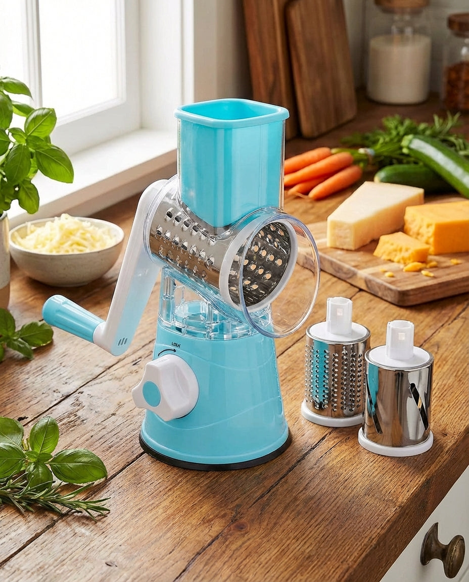 ChopMaster Pro 3-i-1 Roterende Rivejern